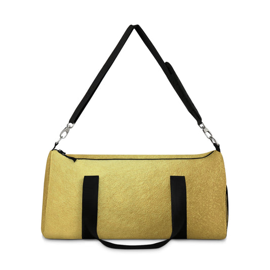 Yellow Minimalist Duffel Bag — Lightweight Travel & Gym Bag
