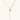 Gold-plated circular medallion necklace set with white enamel base and pink cubic zirconia accent stones