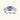 Sterling silver adjustable ring with brilliant round moissanite center stone and pavé diamond band showing rainbow fire