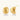 Pair of textured gold-plated sterling silver huggie earrings with dimpled surface finish on cream background.