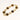 Gold-plated link bracelet with alternating brown tiger's eye stones and white freshwater pearls in ornate bezels.