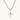 Silver-tone necklace with dimensional orb pendant, cross crown detail, and zirconia stones on twisted rope chain