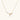 Delicate gold necklace with three white pearls and crystal-embellished bow pendant on cream background
