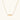 Dainty 18K gold plated necklace with infinity knot pendant on delicate chain against white background