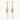 Gold-plated dangle earrings with turquoise threading, star charms, and white pearl beads against cream background.