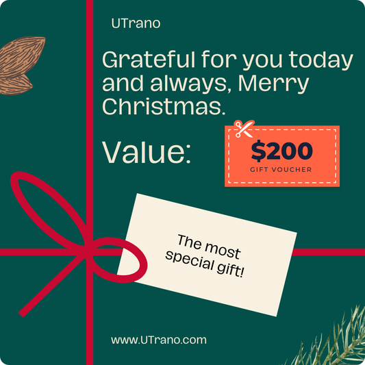 UTrano's Christmas gift cards $200.00