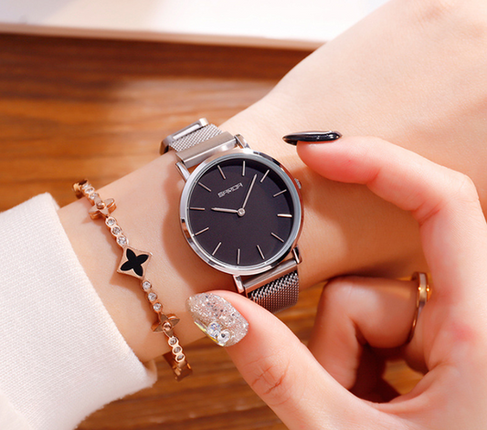 Mesh belt watch
