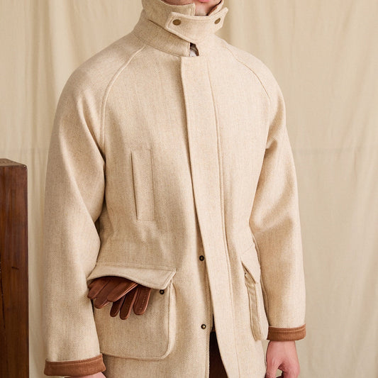 Wool Thick Coat Outdoor Waist-tight Safari Jacket Gentry Jacket