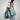 Blue Zebra Print Duffel Bag — Travel Gym Weekend Bag