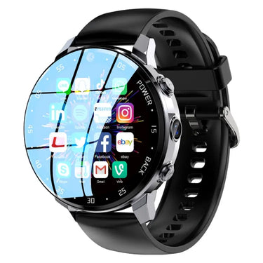 A3 1.43 inch IP67 Waterproof 4G Android 8.1 Smart Watch Support Face Recognition / GPS, 2G+16G, 4G+64G, 4G+128G - UTrano