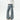 Bamboo Texture Distressed Washed Straight Leg Oversized Tapered Jeans