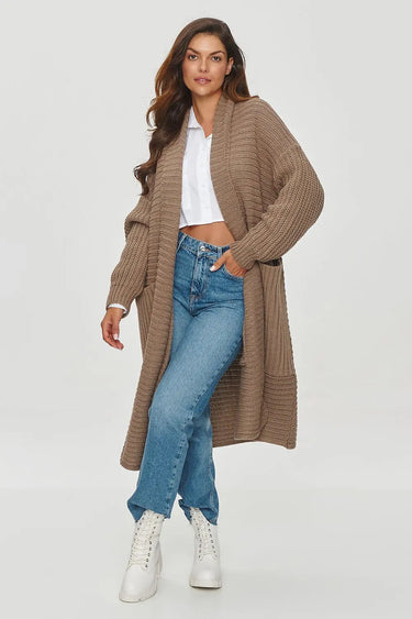 Cardigan model 201794 Makadamia