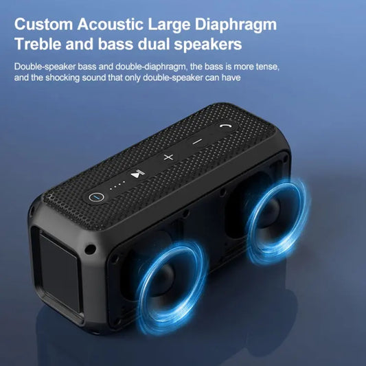EBS-307 20W High-power Portable Subwoofer Waterproof Wireless Bluetooth Speaker Utrano
