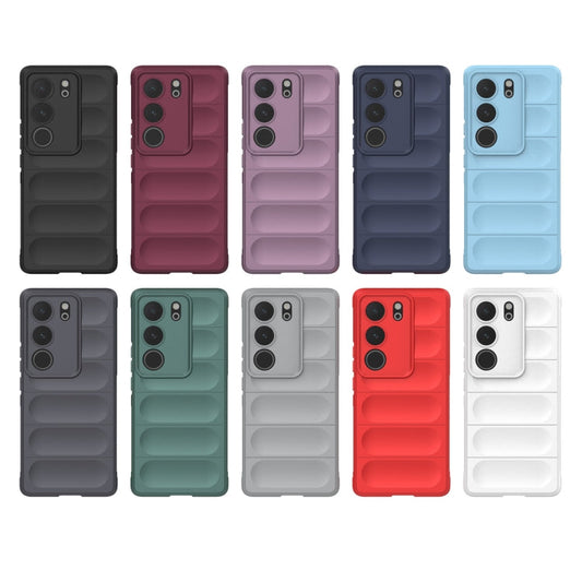 Magic Shield TPU + Flannel Phone Case, For vivo S17e, For vivo iQOO Neo8
