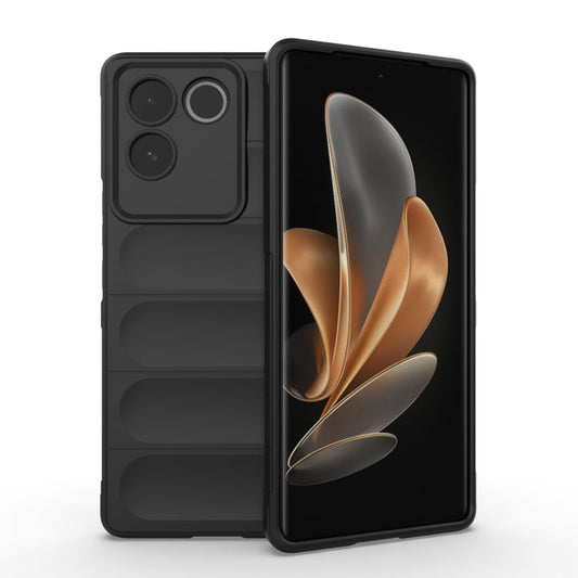 Magic Shield TPU + Flannel Phone Case, For vivo Y78+ Global, For vivo iQOO Z7x
