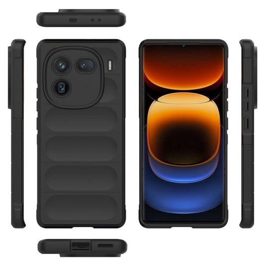 Magic Shield TPU + Flannel Phone Case, For vivo V29e 4G Global, For vivo Y36 4G