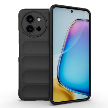 Magic Shield TPU + Flannel Phone Case, For vivo iQOO Z9X 5G, For vivo T3X 5G Global