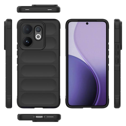 Magic Shield TPU + Flannel Phone Case, For vivo iQOO Z10 Turbo 5G, For vivo Y19 5G Global / Y29s 5G Global