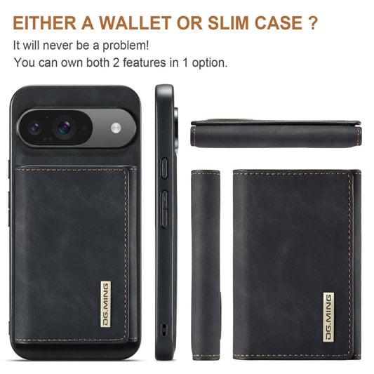 DG.MING M1 Series 3-Fold Multi Card Wallet + Magnetic Phone Case, For Google Pixel 8, For Google Pixel 7a