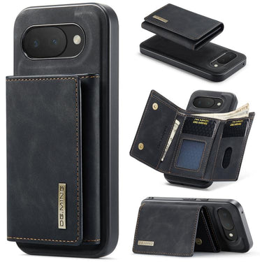 DG.MING M1 Series 3-Fold Multi Card Wallet + Magnetic Phone Case, For Google Pixel 10a, For Google Pixel 10 Pro XL, For Google Pixel 10 / 10 Pro, For Google Pixel 9a