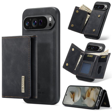 DG.MING M1 Series 3-Fold Multi Card Wallet + Magnetic Phone Case, For Google Pixel 9 Pro XL, For Google Pixel 9 / 9 Pro, For Google Pixel 8a, For Google Pixel 8 Pro