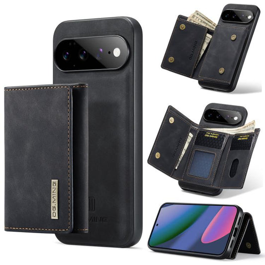 DG.MING M1 Series 3-Fold Multi Card Wallet + Magnetic Phone Case, For Google Pixel 10a, For Google Pixel 10 Pro XL, For Google Pixel 10 / 10 Pro, For Google Pixel 9a