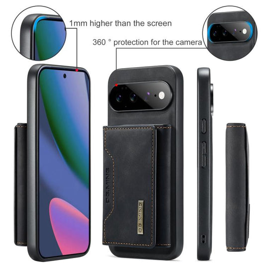 DG.MING M2 Series 3-Fold Multi Card Bag + Magnetic Phone Case, For Google Pixel 9a, For Google Pixel 9 Pro XL, For Google Pixel 9 / 9 Pro, For Google Pixel 8A