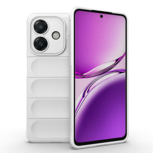 Magic Shield TPU + Flannel Phone Case, For OPPO A3X 5G India, For OPPO Reno12 F 5G Global