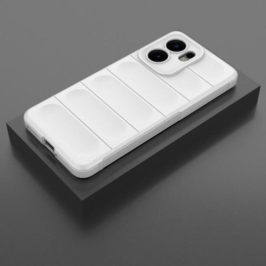 Magic Shield TPU + Flannel Phone Case, For OPPO A3X 5G India, For OPPO Reno12 F 5G Global