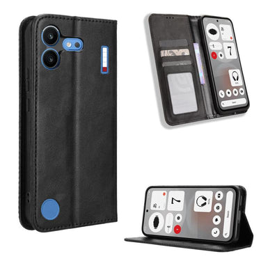 Magnetic Buckle Retro Texture Leather Phone Case, For Nothing Phone 3a Lite, For Nothing Phone 3, For Nothing CMF Phone 2 Pro, For Nothing Phone 3a, For Nothing Phone 3a Pro, For Nothing CMF Phone 1