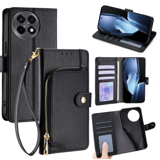 Zipper Bag Leather Phone Case, For OnePlus Ace 3 Pro 5G, For OnePlus Nord CE 4 Lite 5G, For OnePlus Ace 3V 5G, For OnePlus Nord CE4