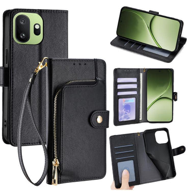 Zipper Bag Leather Phone Case, For OnePlus Turbo 6 / 6V, For OnePlus Ace 6, For OnePlus 15 5G, For OnePlus Ace 5 Ultra / Nord 5, For OnePlus Ace 5 Racing / Nord CE5, For OnePlus Ace 5 / 5 Pro