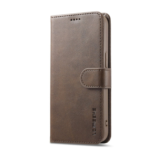 LC.IMEEKE Calf Texture Horizontal Flip Leather Case, For iPhone 17 Pro Max, For iPhone 17 Pro, For iPhone 17, For iPhone Air