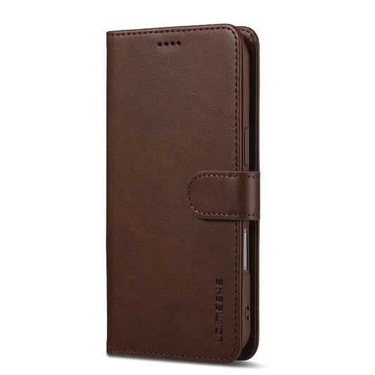 LC.IMEEKE Calf Texture Horizontal Flip Leather Case, iPhone 16e, For iPhone 16 Pro Max