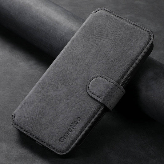CaseNeo MagSafe RFID Anti-theft Retro Leather Phone Case, For Redmi Note 13 Pro 5G, For Redmi Note 13 5G, For Redmi Note 13 Pro+ 5G, For Redmi Note 12 4G Global