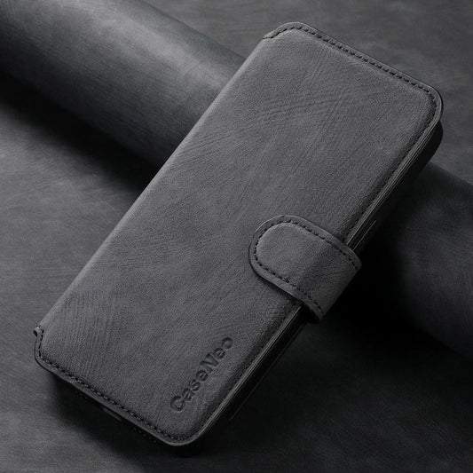 CaseNeo MagSafe RFID Anti-theft Retro Leather Phone Case, For Xiaomi Poco X3 NFC