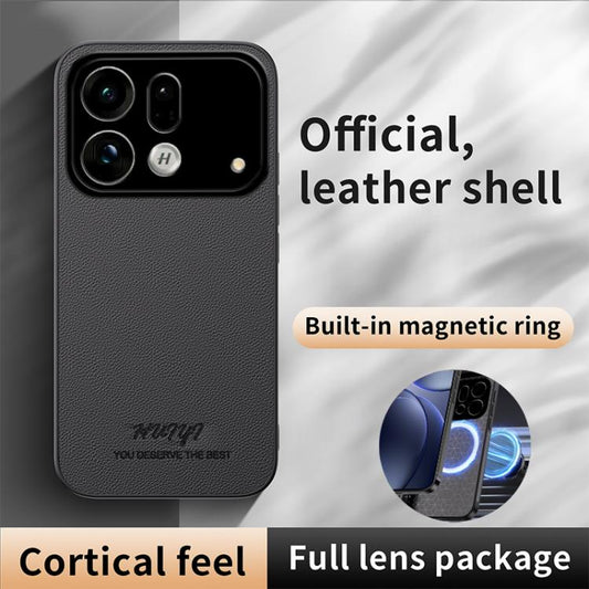 HUIYI Leather Magnetic Phone Case, For OPPO Find X8 Ultra, For OPPO A5 Pro 5G, For OPPO Find X8, For OPPO K12x
