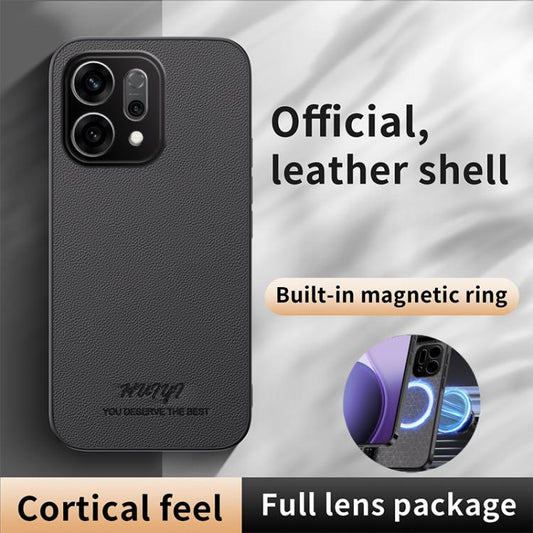 HUIYI Leather Magnetic Phone Case, For OPPO Find X8s, For OPPO Find X8 Ultra, For OPPO A5 Pro 5G, For OPPO Find X8