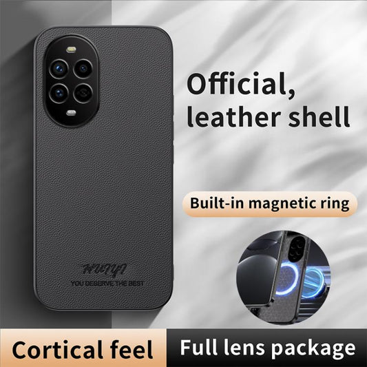 HUIYI Leather Magnetic Phone Case, For Huawei nova 13 Pro, For Huawei Pura 70 Pro / 70 Pro+, For Huawei Pura 70 Ultra, For Huawei Pura 70