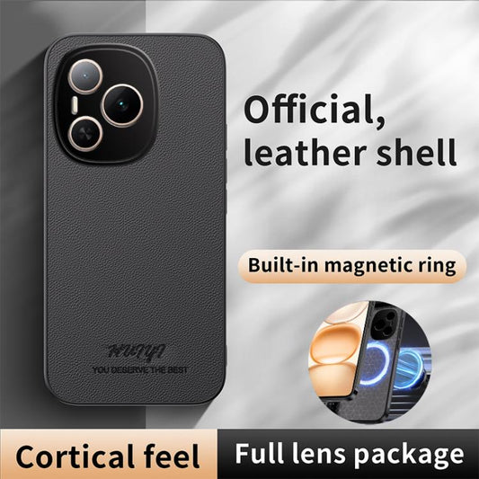 HUIYI Leather Magnetic Phone Case, For Honor X9b, For Honor 90 Lite, For Honor Magic5 Pro, For Honor Magic5