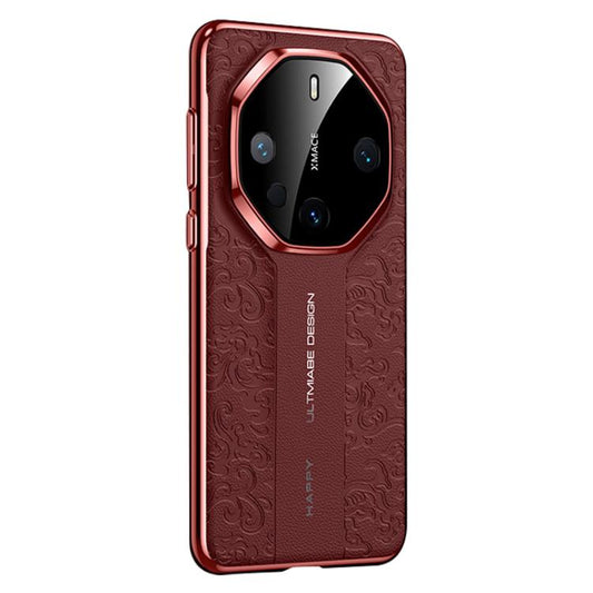 Cloud Dragon Pattern Plain Leather PC Phone Case, For Huawei Mate 60 RS Ultimate, For Huawei Mate 60, For Huawei Mate 60 Pro, For Huawei P60 Pro, For Huawei Mate 50 RS Porsche Design, For Huawei Mate 50 Pro