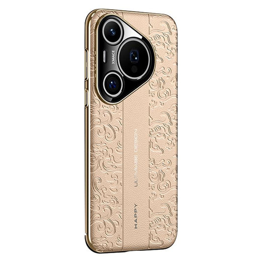 Cloud Dragon Pattern Plain Leather PC Phone Case, For Huawei Mate 60 RS Ultimate, For Huawei Mate 60, For Huawei Mate 60 Pro, For Huawei P60 Pro, For Huawei Mate 50 RS Porsche Design, For Huawei Mate 50 Pro
