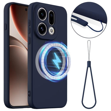 Shockproof Silicone Magsafe Phone Case, For OPPO Find X9 Ultra, For OPPO Reno15 Pro Max 5G Global, For OPPO Find X9, For OPPO Find X9 Pro, For OPPO Reno14 Pro 5G Global, For OPPO Reno13 Pro 5G Global