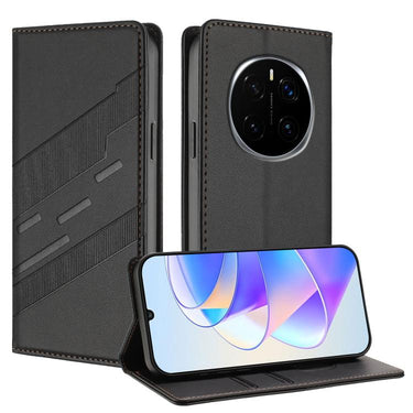 Embossed Multi-functional Wallet Retro Leather Phone Case, For Honor 200, For Honor 200 Pro, For Honor 200 Lite Global