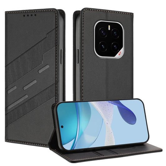 Embossed Multi-functional Wallet Retro Leather Phone Case, For Honor GT Pro, For Honor X60 GT, For Honor 400 Pro Global 160.8mm