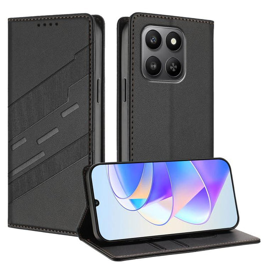 Embossed Multi-functional Wallet Retro Leather Phone Case, For Honor 400 Lite Global, For Honor 400 Global 156.5mm, For Honor X8c 4G