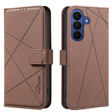 Geometric Pattern RFID Leather Phone Case, For Samsung Galaxy A37 5G, For Samsung Galaxy A27 5G, For Samsung Galaxy A06, For Samsung Galaxy A56