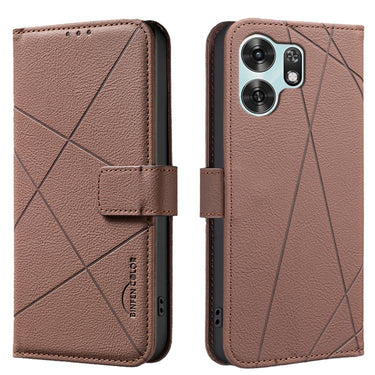 Geometric Pattern RFID Leather Phone Case, For Honor X5c 4G / X5c Plus, For Honor X9d 5G / X70 5G, For Honor X7d 5G, For Honor 400 Pro Global 160.8mm