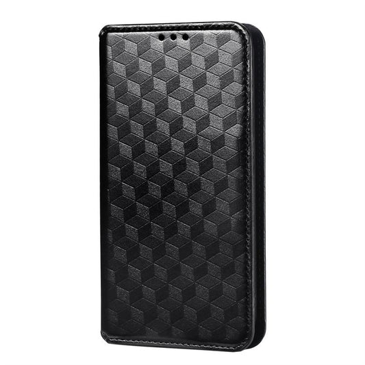Cubic Grid Texture Flip Leather Phone Case, For Redmi K70E / Xiaomi Poco X6 Pro, For Redmi Note 13R Pro 5G, For Redmi Note 13 5G, For Redmi Note 13 Pro+ 5G