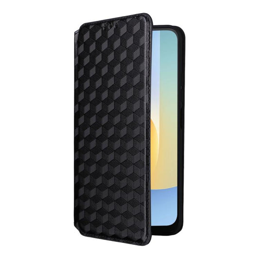 Cubic Grid Texture Flip Leather Phone Case, For Redmi K90 Pro Max 5G / Poco F8 Ultra, For Redmi Note 15 Pro 4G Global 165.8mm, For Redmi K90 5G / Poco F8 Pro, For Redmi Note 15 Pro+ 5G Global 163.3mm